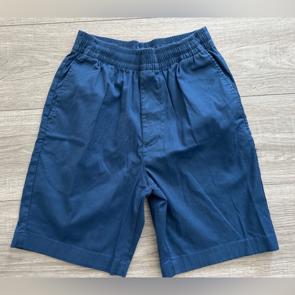 UNIQLO Navy Blue Casual Shorts XS Cotton Blend Comfort